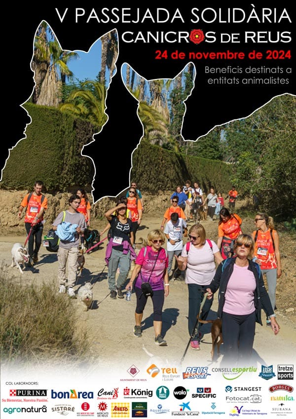 Cartell V passejada solidària de Reus 2024