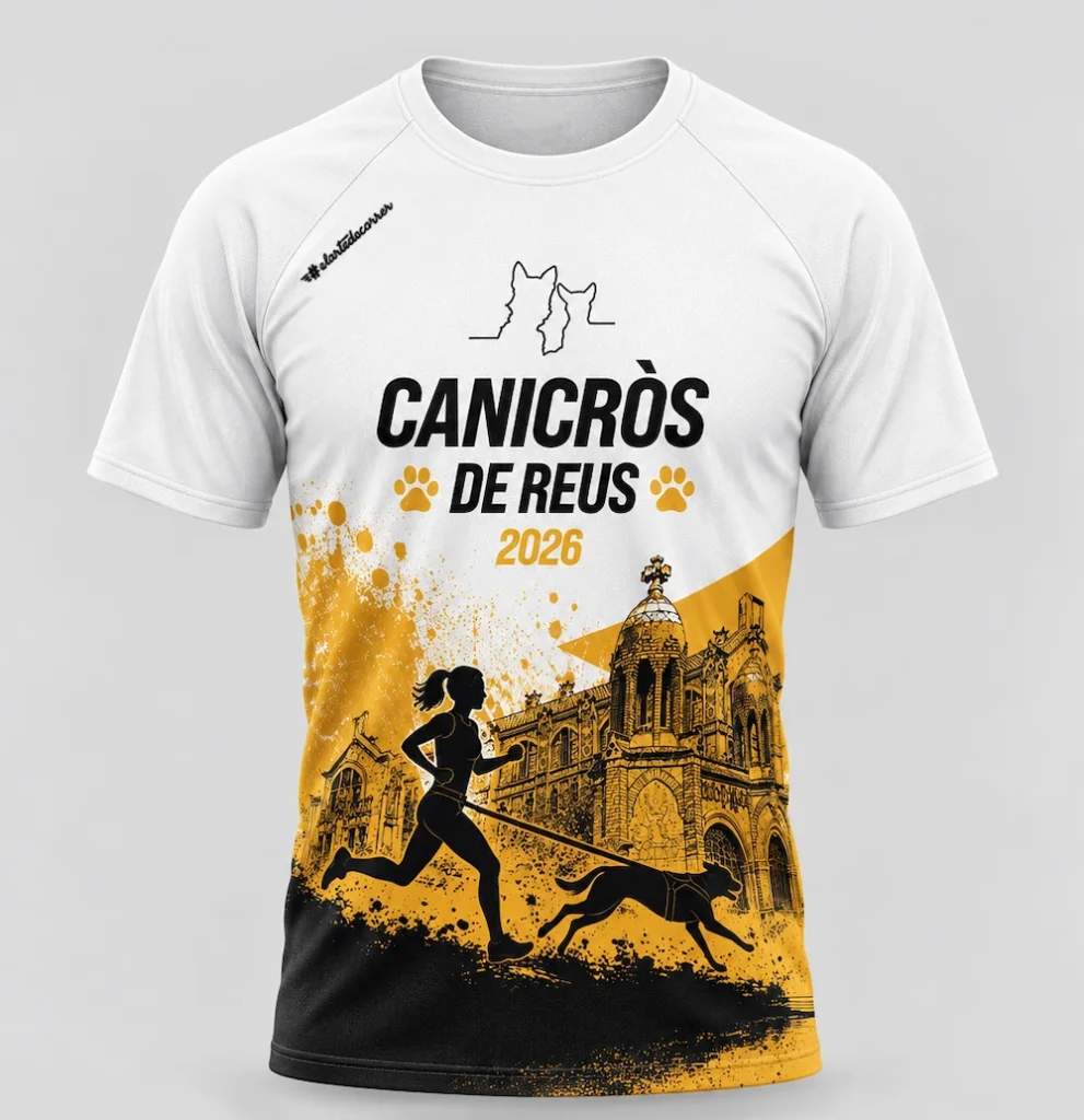 Samarreta oficial del VI Canicròs de Reus 2026 amb l'Institut Pere Mata
